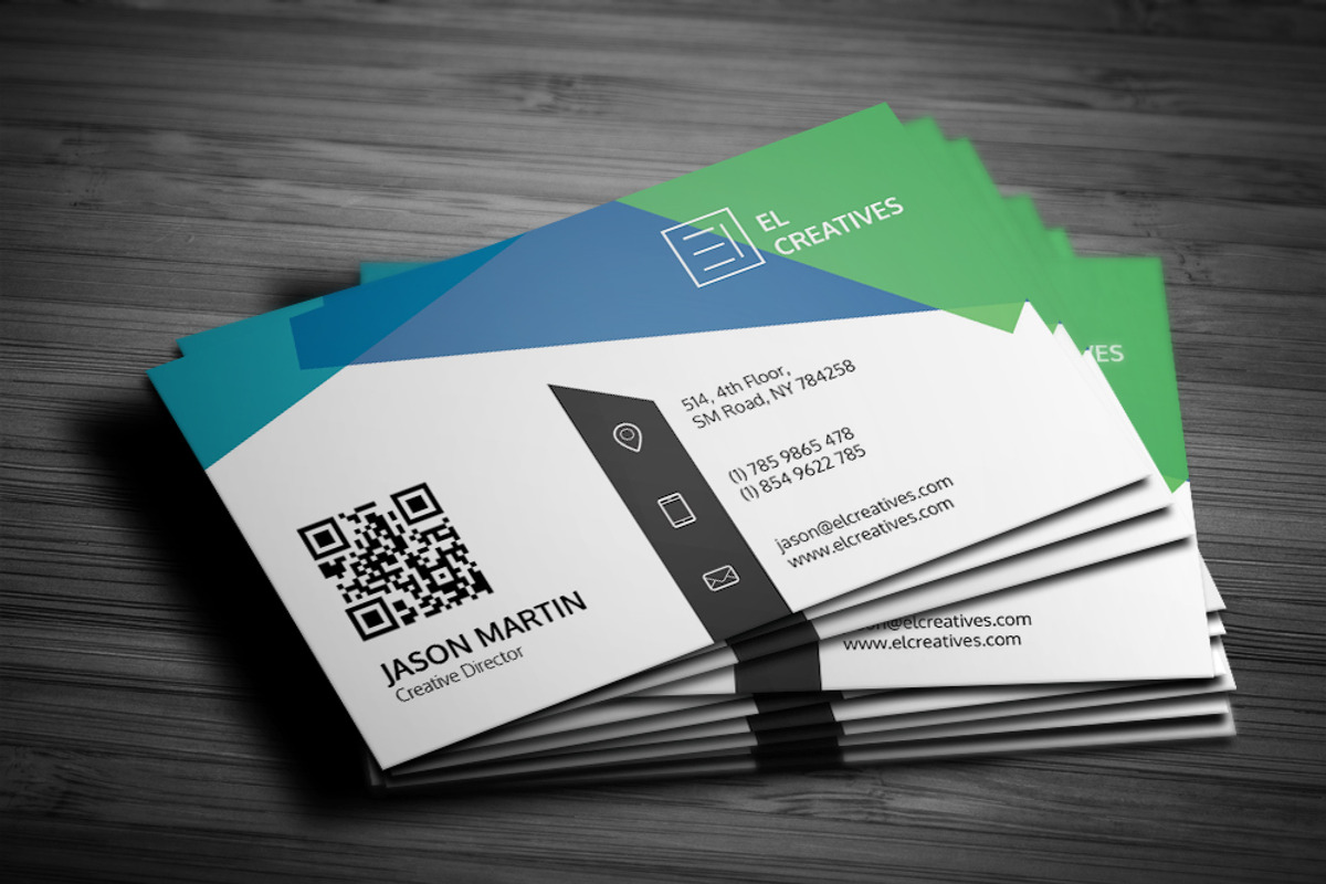 Creative Multi Color Business Card, a Business Card Template by bouncy (Photo 4 of 4)