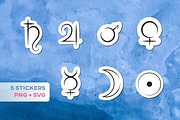 Sticker Bundle Set Sublimation Label, an Object Illustration by InkCloudDesign (Thumbnail 6 of 19)