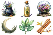 Herbal Witch Sublimation Clipart Bun, an Illustration by Daily.Designs (Thumbnail 5 of 5)