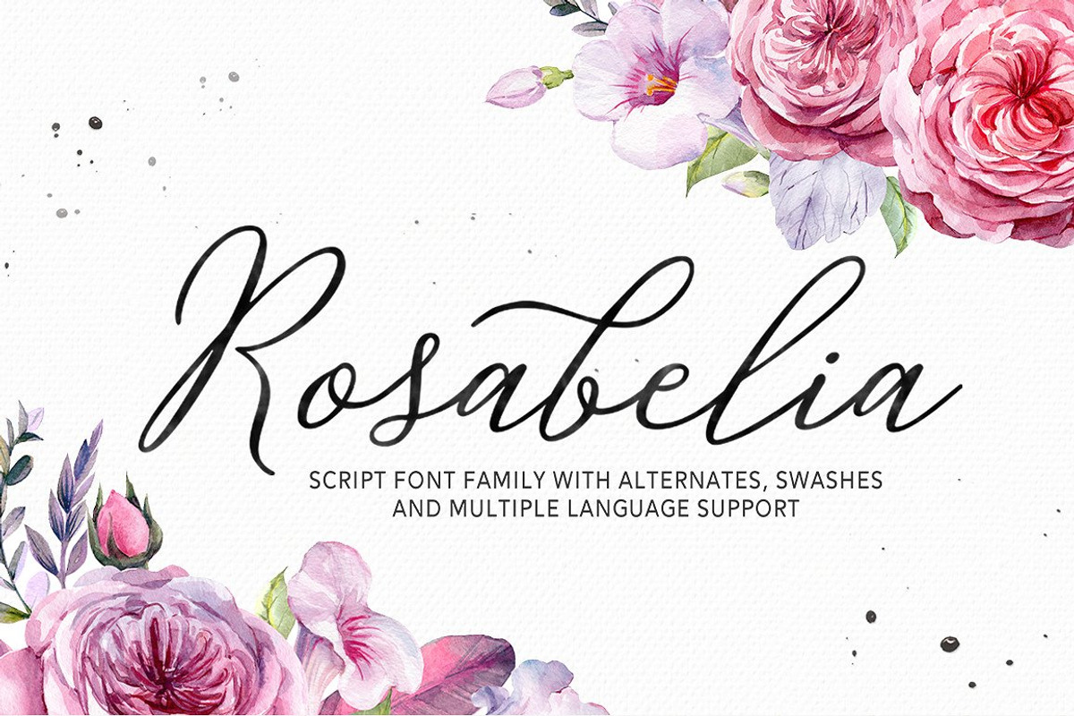 Rosabelia - Script & Sans Serif