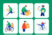75 Delivery Flat Illustrations, a Transportation Illustration by Vectors Market (Thumbnail 10 of 11)
