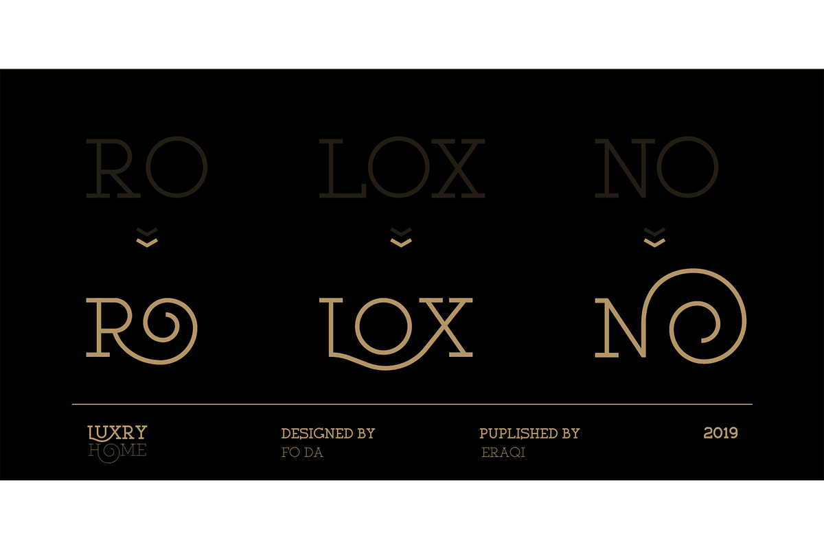 Luxury Home Font, a Font by Foda Foundry (Photo 4 of 8)