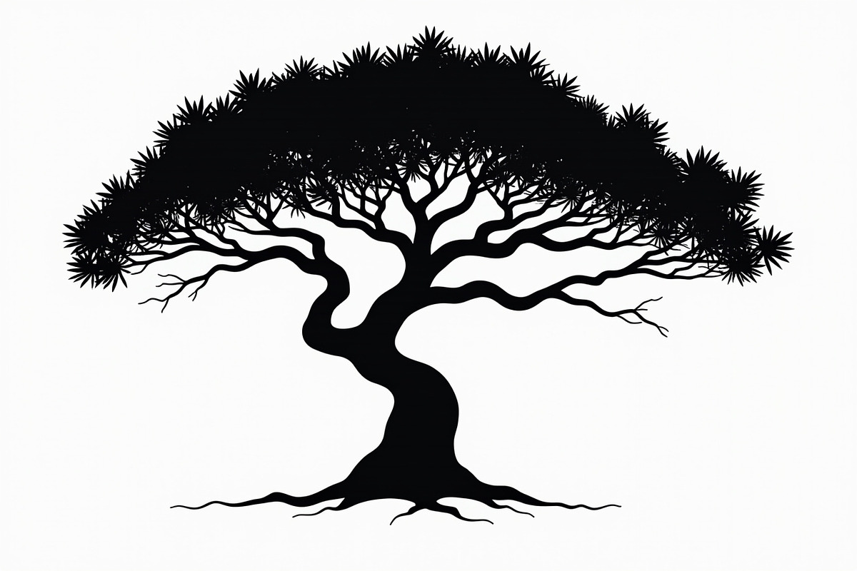 20 Black Tree Silhouettes Bundle, an Illustration by Gaye Art (Photo 2 of 21)