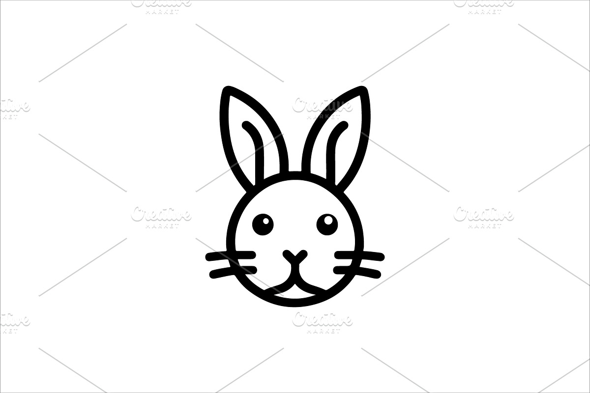 Set of Rabbit line art logo design, a Branding & Logo Template by Vectorium Studio (Photo 2 of 6)