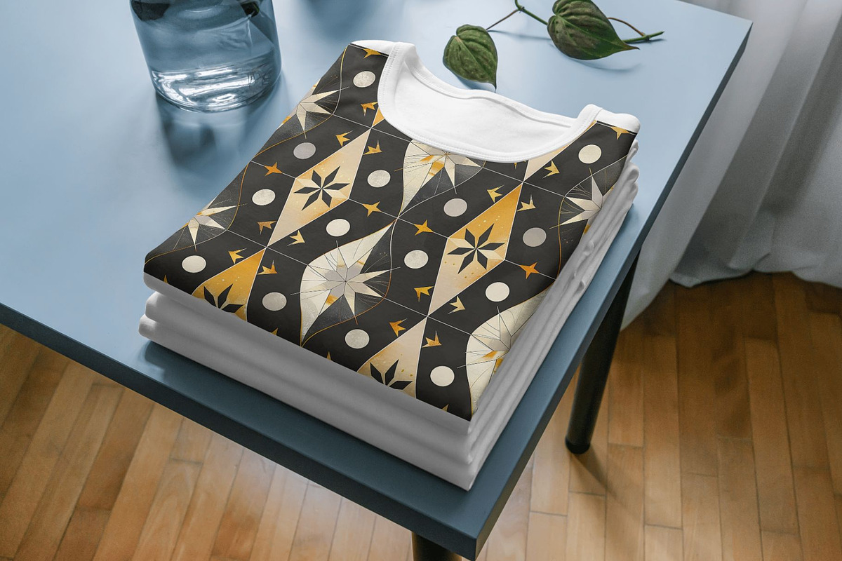 10 Hugh's Midcentury Marvel Patterns, a Pattern Graphic by Inknfolly (Photo 6 of 6)