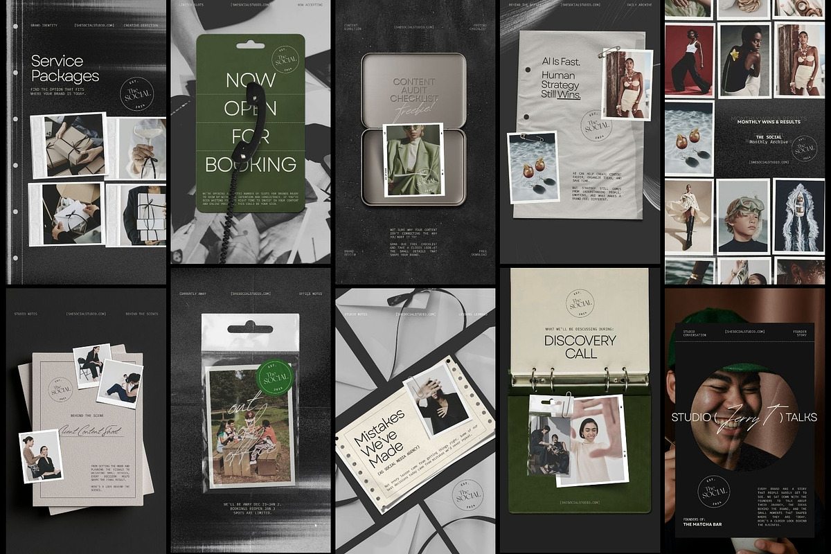 Black Canva Instagram Post Template, a Social Media Template by And Done Studio (Photo 4 of 8)