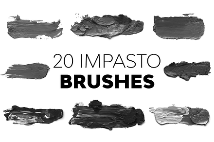 Impasto Brushes, a Brush Add-On by UnicDesign