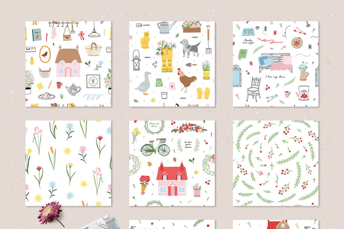 Cottagecore Cute Clipart, an Object Illustration by Redchocolate (Photo 8 of 12)