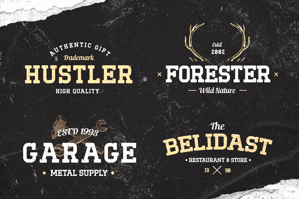 Ranmor - Vintage Slab, a Slab Serif Font by Arterfak Project (Photo 8 of 13)