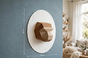 Monkey trophy - 3d papercraft, a Card Template by PAPER amaze (Thumbnail 2 of 3)