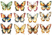 Vintage Butterflies Clipart, an Illustration by Designworld (Thumbnail 2 of 5)