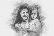 Sketch Drawing Photoshop Action, an Action Add-On by MRI STUDIO (Thumbnail 7 of 12)
