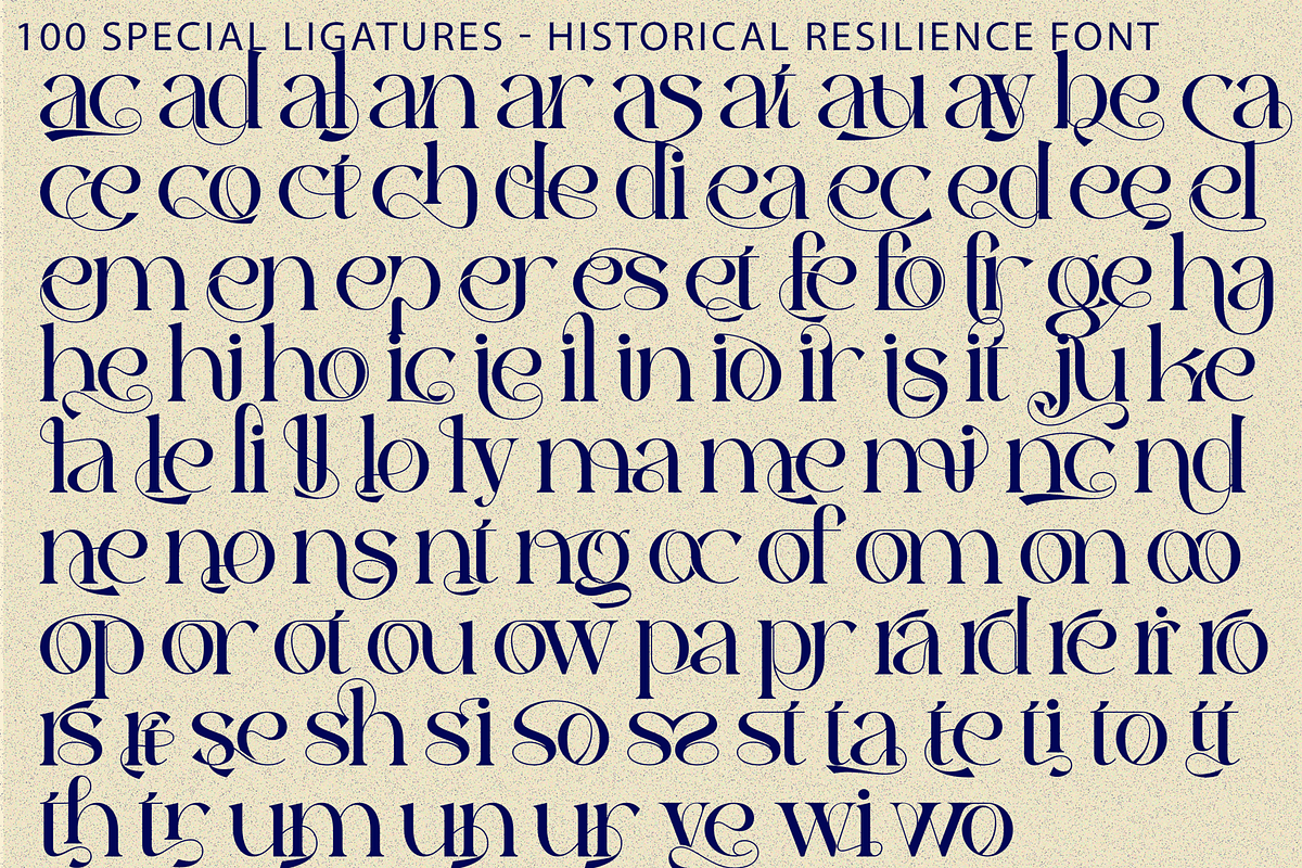 Historical Resilience - Elegant Font, a Serif Font by 177Studio (Photo 8 of 8)