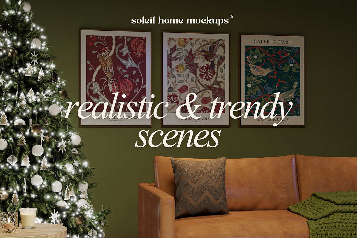 DREAMY | Christmas Frame Mockup Set, a Household Mockup by SoleilHomeMockups (Photo 10 of 11)