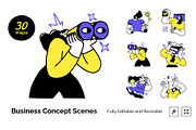 Business Concept illustrations, a Work Illustration by StonePic (Thumbnail 1 of 3)