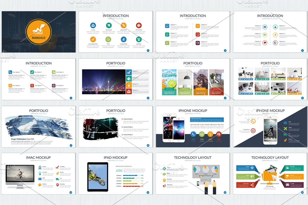 Mangalo Keynote Template, a Presentation Template by UniqueStudio (Photo 4 of 8)