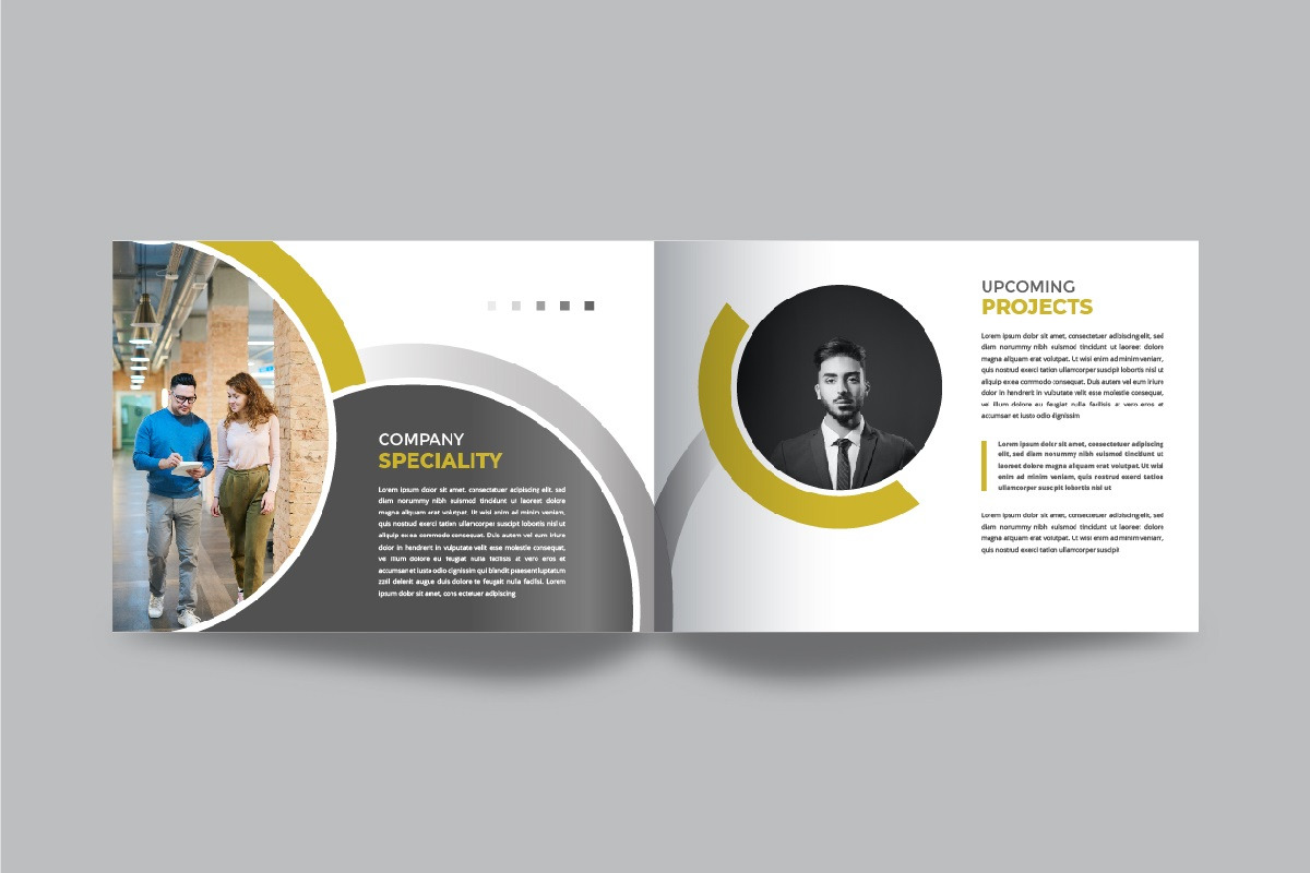 Landscape white paper brochure, a Brochure Template by Pavel_design (Photo 8 of 9)