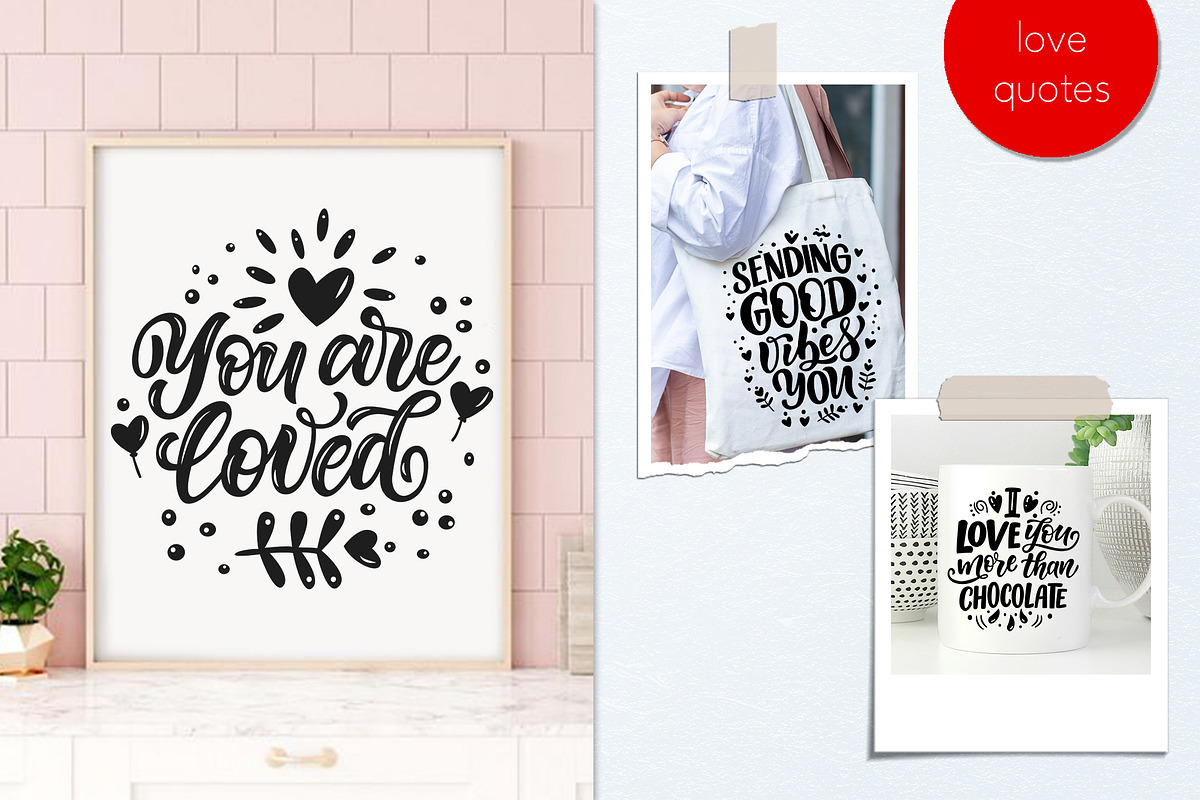 Love SVG Bundle. Valentine’s Day SVG, an Object Graphic by rinaletters (Photo 6 of 8)