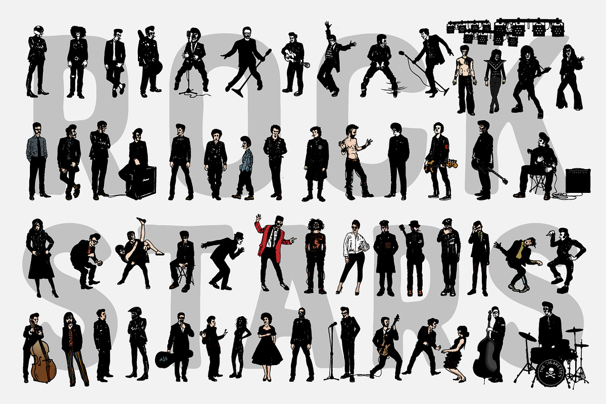 Rock stars, an Illustration by Vector Clash (Photo 2 of 7)