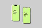 iPhone 16 Pro Mockup, an iPhone Mockup by Graphiculon (Thumbnail 9 of 11)