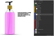Hand Sanitizer Bottle Mockup, a Packaging Mockup by Illusiongraphic (Thumbnail 9 of 9)