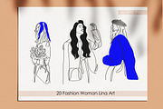 Women fashion art. Fashion vector, a Person Illustration by velychko.ua (Thumbnail 1 of 11)
