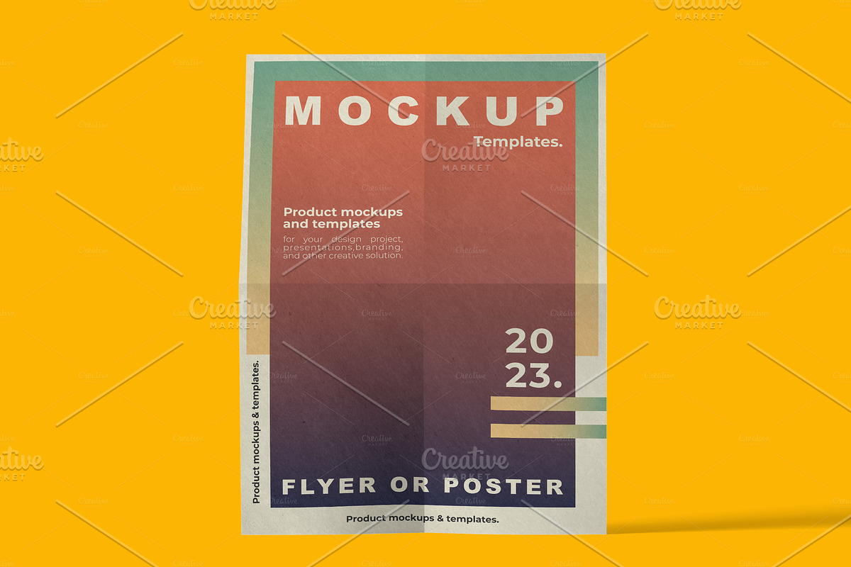 Flyer or Poster Mockup, an Advertising Mockup by Aprndy85 (Photo 4 of 5)