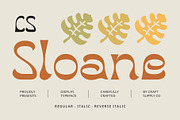 CS Sloane – Reverse Contrast Font, a Sans Serif Font by Craft Supply Co. (Thumbnail 1 of 8)