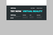 Virtual Reality Landing Page, an UI Kit Template by CreativeShaper (Thumbnail 6 of 6)