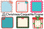 Christmas Coquette Frame Clipart Bun, an Illustration by Daily.Designs (Thumbnail 1 of 4)