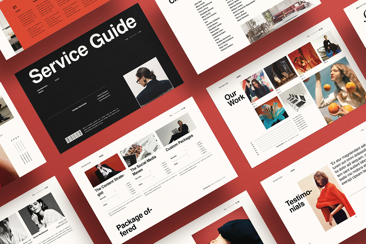 Services and Pricing Guide Template, a Brochure Template by ArtisanaAura (Photo 3 of 14)