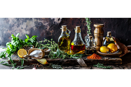 Healthy ingredients of various food, a Food & Drink Photo by Neirfy
