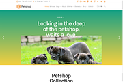 Petshop & Pet Care WordPress Theme, a WordPress Template by Visualmodo (Thumbnail 2 of 30)