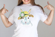 Watercolor white rabbit, an Animal Illustration by Watercolor fantasy (Thumbnail 2 of 5)