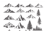 Majestic Mountain Illustrations, a Decorative Illustration by CarWrap design (Thumbnail 2 of 3)