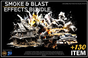 Smoke & Blast Effects Bundle, a Layer Style Add-On by ODO Visual Shop