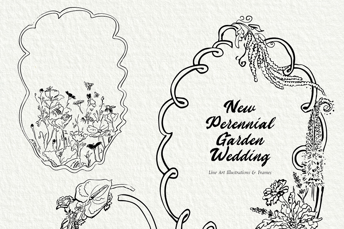 New Perennial Garden Wedding, a Decorative Illustration by divanovskaya_nv (Photo 27 of 27)