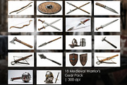 Medieval Warrior Gear Bundle, an Object Illustration by StockVerse Creative (Thumbnail 1 of 20)