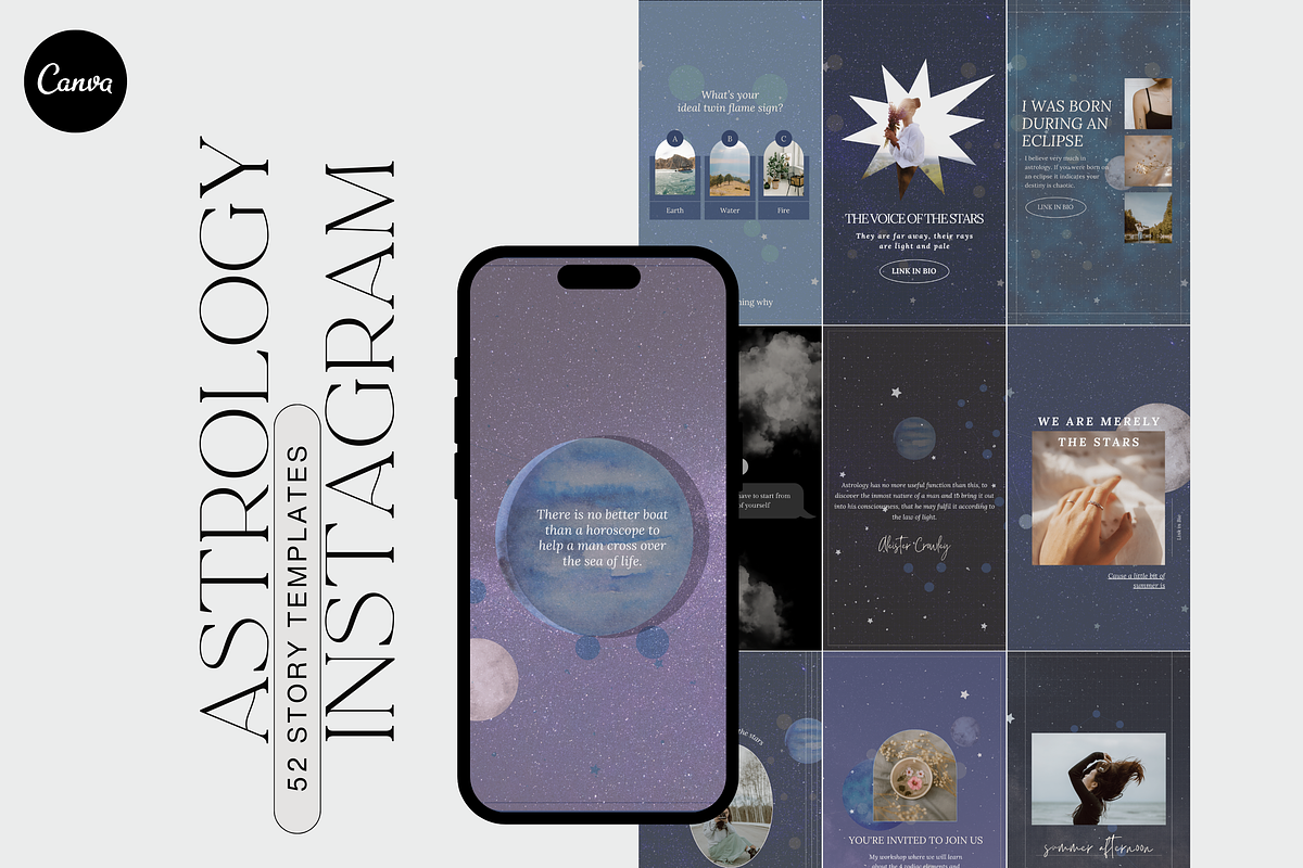 Astrology Instagram Story Template, a Social Media Template by Story Native (Photo 1 of 9)