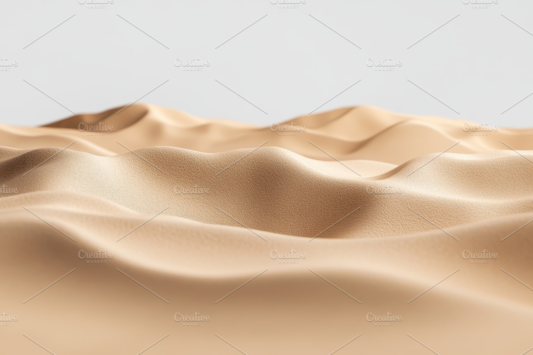 Sand dunes undulate under cloudy ski, a Photo by Iftikhar Alam