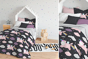 Unicorn Cat (posters and patterns), an Animal Illustration by Marina Demidova (Thumbnail 3 of 3)