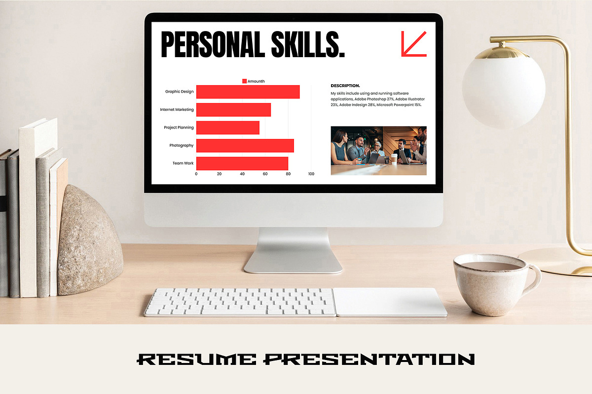 Resume Portfolio, a Presentation Template by Occy Design (Photo 2 of 6)