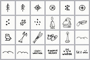 Winter Doodles set, an Object Illustration by Ekaterina Goncharova (Thumbnail 4 of 7)