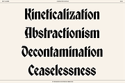 BN Tillman Gothic Display Typeface, a Serif Font by Bnick (Thumbnail 4 of 12)