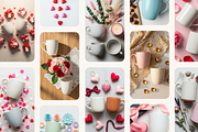 Romantic Couple Mug Mockups 400 JPG, a Cups & Container Mockup by KennedyStudio (Thumbnail 3 of 14)