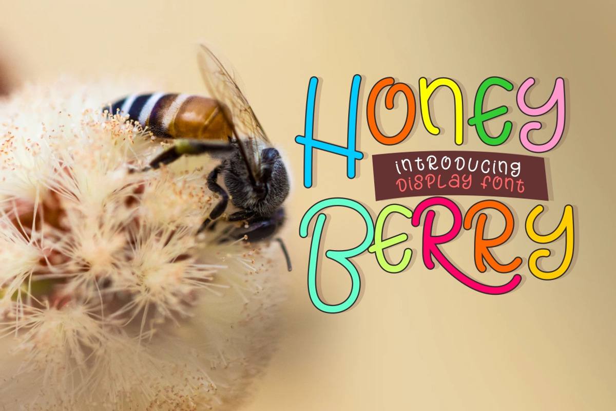 Honey Berry - Playful Font preview 2