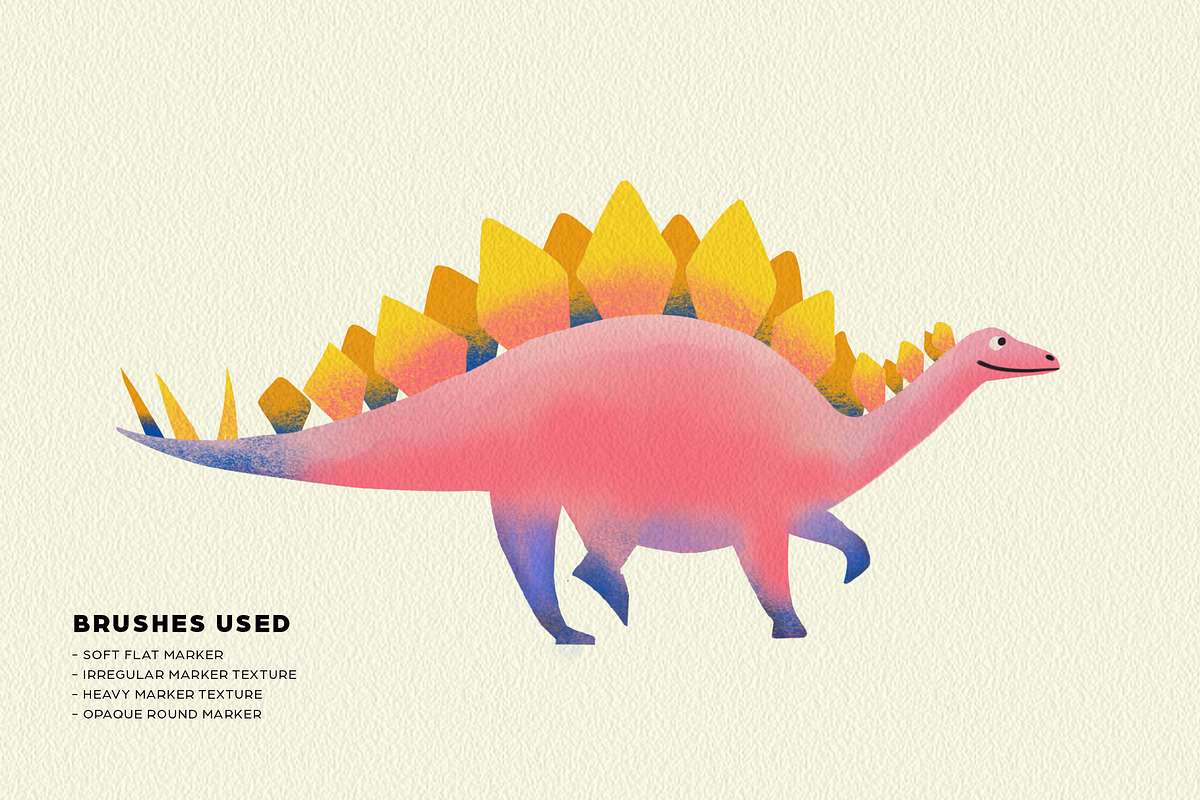 Markers Procreate Brushes, a Brush Add-On by Faber Co. (Photo 6 of 7)
