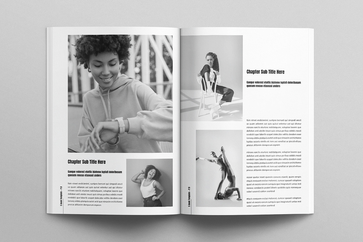 E-Book Template, a Brochure Template by E-Type (Photo 4 of 8)