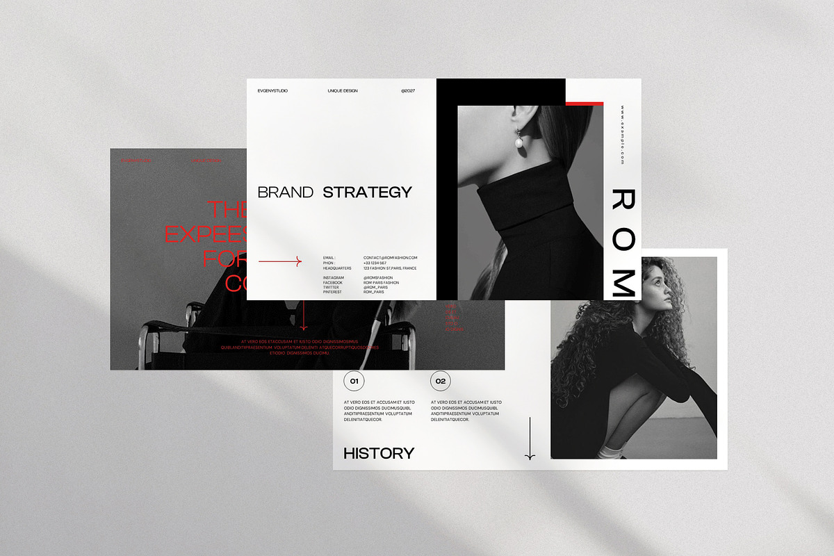 Brand Strategy Presentation Template, a Presentation Template by evgenystudio (Photo 2 of 7)