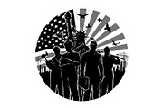 Worker Silhouette Vector Set, an Illustration by musafir_fashion (Thumbnail 3 of 21)